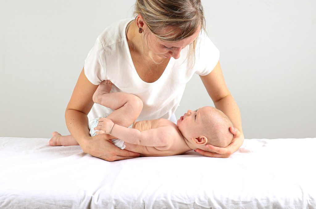 Osteopathische Behandlung eines Säuglings: Dura mater